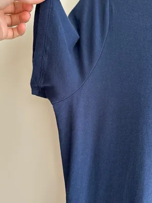 MICHAEL Michael Kors Navy Blue Ruched Cinched Casual Dress, Size Medium thumbnail 7