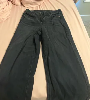American Eagle black strigid jeans thumbnail 1
