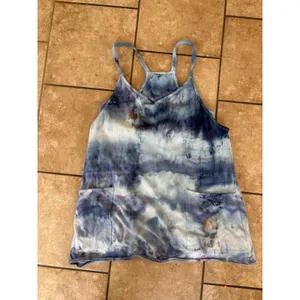 FP Movement Free People Tie Dye Active Dress Blue Purple Racerback Pockets Large thumbnail 5