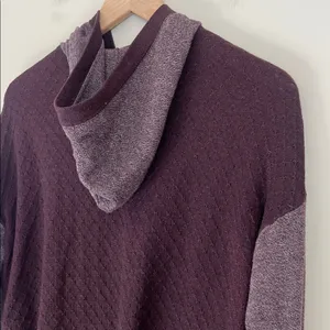 SmartWool Women's Shadow Pine Hoodie Sweater Wool Blend Med Baselayer Textured‎ thumbnail 6