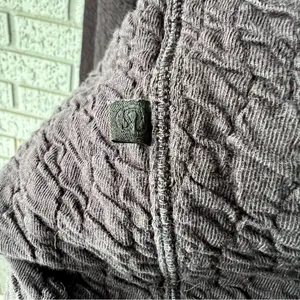 Lululemon Rippled V-Neck Pullover Black Size 10 Oversized Yoga Gym Workout Comfy thumbnail 10