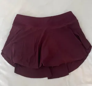 Lululemon Maroon Tennis Skirt thumbnail 1