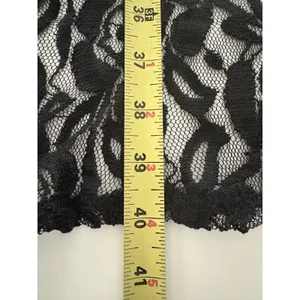 LuLaRoe Lace Open Front Duster Size S Black Cardigan Vest Rave Festival Witchy thumbnail 9