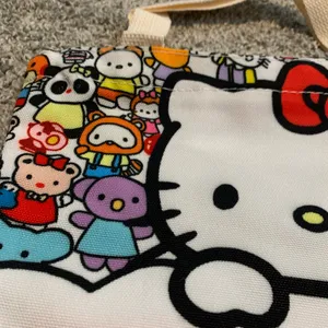 Hello kitty Canvas Tote Bag Sanrio NEW thumbnail 3