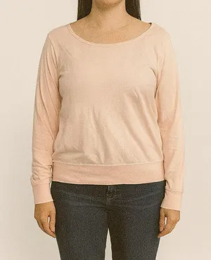 JoyLab Size Medium Ballet Pink Long-Sleeve Activewear Top thumbnail 1