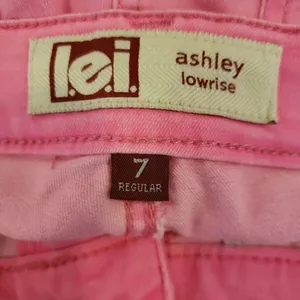 Lei Low Rise Jeans Pink Size undefined thumbnail 4