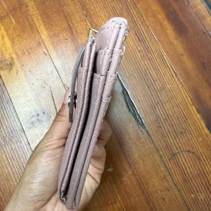 Anne Klein Dusty Pink Zip & Snap Wallet thumbnail 2