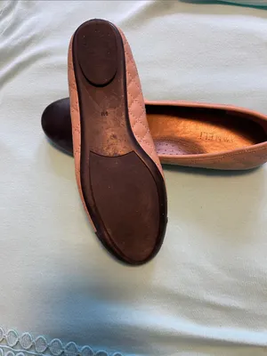 Vaneli Quilted tan or cream Ballet Flats with Black Cap Toe thumbnail 8