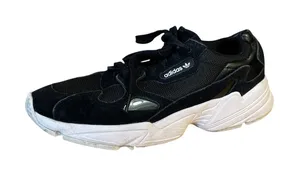 Adidas Falcon Women's Black Low Top Lace Up Athletic Running Sneakers Shoes Sz 9 thumbnail 1