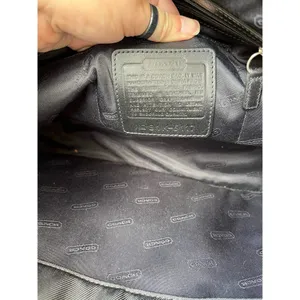 Coach Black Laptop Bag, Vintage Coach NO B1K-5117 thumbnail 9