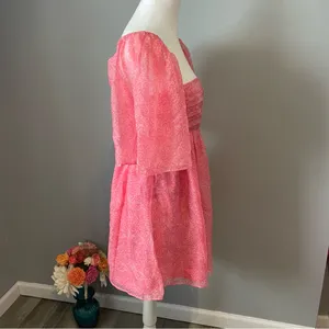 Abercrombie & Fitch Emerson Poplin Puff Sleeve Mini Dress thumbnail 4