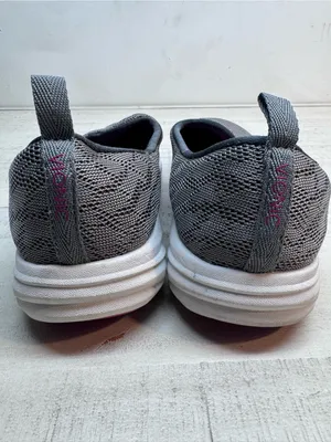 Vionic Women’s Gray Knit Slip-On Sneakers with Pink Insole thumbnail 5