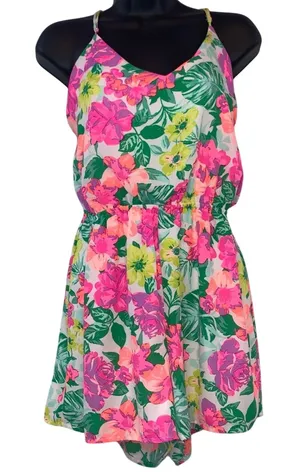 Dainty Hooligan‎ Floral Spaghetti Strap Romper thumbnail 1