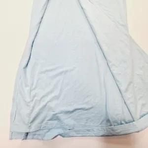 Superdown Erika Deep V Jersey Maxi in Baby Blue Medium thumbnail 4