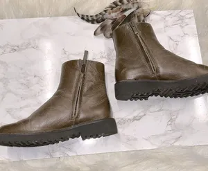 Franco Sarto 5M Cassie brown leather boots thumbnail 4