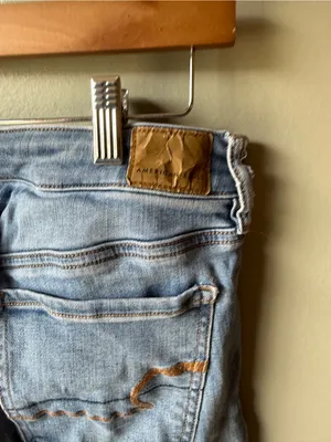 American Eagle Next Level Stretch Skinny Jeans Light Wash thumbnail 4