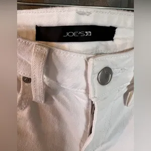 Joe’s Jeans White Distressed Unworn Denim Sz 24 Stretch Low Rise NWOT Ret $164 thumbnail 4