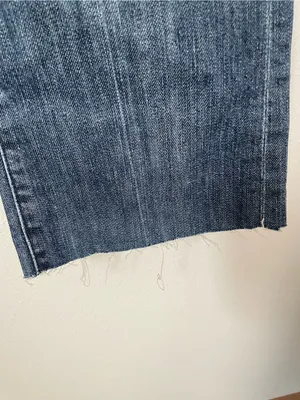 7 For All Mankind Bootcut Cotton Blend Denim Jeans in Freesia Cut Hem* Size 28 thumbnail 5