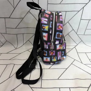 Loungefly The Proud Family Mini Backpack OS Black‎ Character Portrait Print Bag thumbnail 4