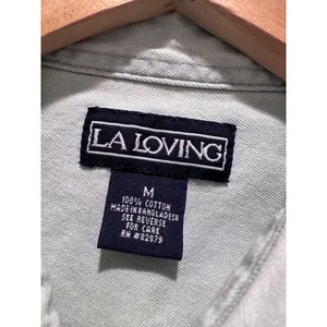Vintage LA Loving Denim Vest‎ Embroidered Country Jam Cowboy Medium thumbnail 4