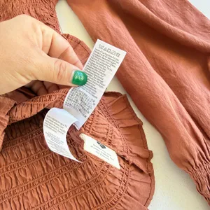 Madewell Lucie Bubble-Sleeve Smocked Top Peasant Blouse thumbnail 5