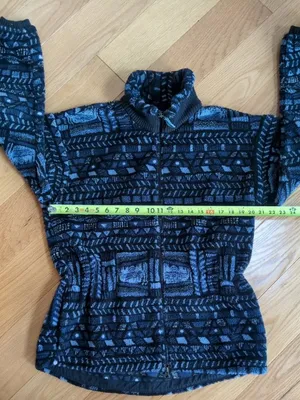 VTG USA Columbia Jacket Womens Sz MED Fleece Abstract Aztec Southwest Full Zip thumbnail 11