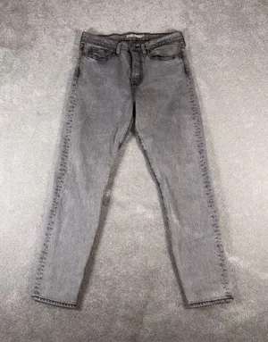 womens levis wedgie‎ jeans gray wash premium denim 28 thumbnail 1
