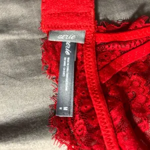 Aerie Red Lace Bralette Size M thumbnail 3