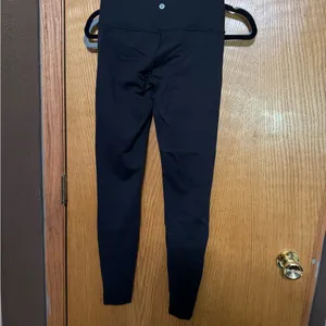 Black High-Waisted black lululemon Leggings size 6 thumbnail 2