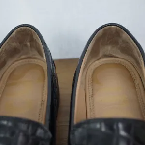 Circus by Sam Edelman Black Crocodile Print Bit Front Loafers Size 10 thumbnail 8