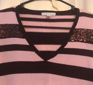 🔹4 for $30 NY&CO Lightweight Sweater Pink Size XS thumbnail 2
