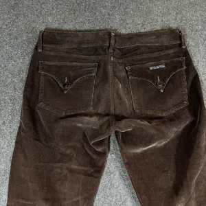 Hudson Collin Flap Skinny Jeans 29 Chocolate Brown Corduroy Low Rise Y2K Fall thumbnail 12