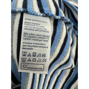 Tommy Hilfiger Womens Striped Y2K Polo Size S Academia Preppy Heritage‎ thumbnail 6