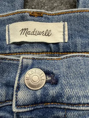 Madewell Light Blue Wide-Leg Jeans thumbnail 9