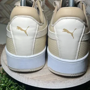 PUMA Carina Street Better Platform Sneakers Cream & White Casual‎ Comfy Leather thumbnail 4