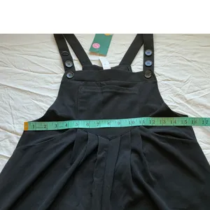 NWT Halara Pockets Waffle Casual Overalls XSmall Black thumbnail 5