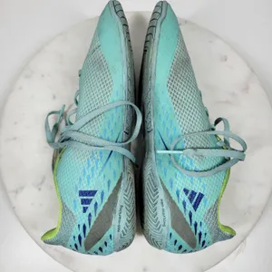 Adidas X Speedportal4 FxG Womens Indoor Soccer Football Cleats 8 Aqua Blue Laces thumbnail 3