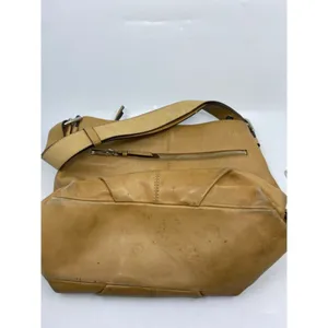 COACH Medium/ Large Leather Tan Shoulder Bag thumbnail 10