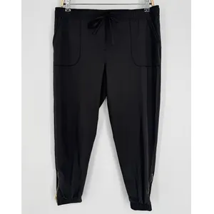 Albion Fit Jetset Jogger Pants Medium Petite Black‎ Comfort Athleisure Casual thumbnail 4