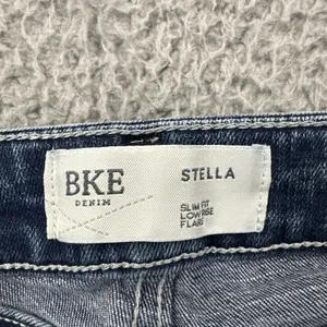 BKE Stella Slim Fit Low Rise Flare Jeans Western Festival Retro Women's 28 x 32 thumbnail 4