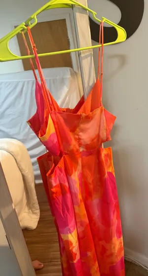 Fortunate One Maxi Dress Pink thumbnail 1