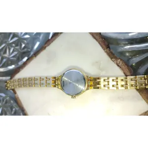 Carriage Timex Quartz Ladies Gold-Tone Watch Chain-Link Bracelet thumbnail 13
