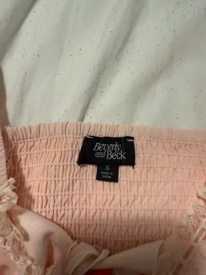 PacSun light pink babydoll top thumbnail 3