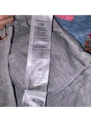 BMW $112 Woman’s S Gray Full Zip Sweat Jacket with Drawstring Hem Zip Pockets thumbnail 7