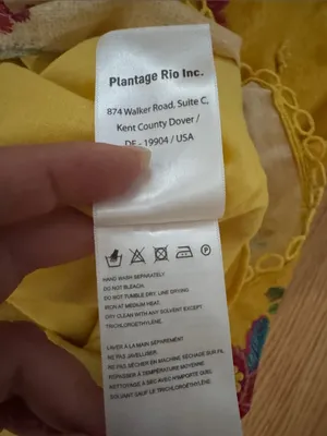 Farm Rio Boho Floral Dream Yellow Smocked Midi Dress - Sz Small thumbnail 16