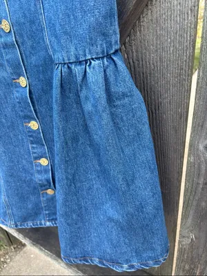 NWT Lulus Prinsley Denim Button Front Dress Size Medium thumbnail 10