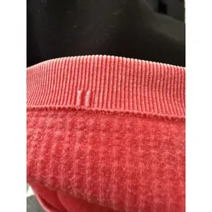 Fabletics Top Size Small‎ Red Henley Crop Long Sleeve Ribbed Y2K Style Babydoll thumbnail 6