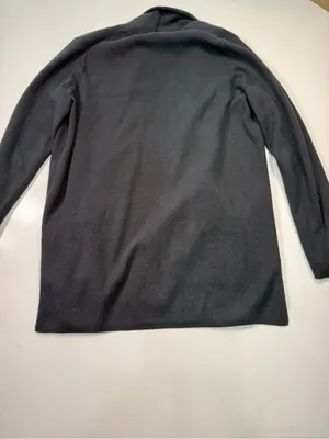 J. Crew 100% Cotton Black Open-Front Knit Cardigan thumbnail 8