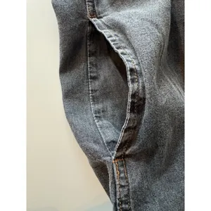 Timing Chambray Cotton Shirt Dress M Pockets Dark Grey Roll Tab Sleeve Summer thumbnail 8