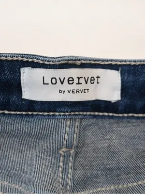 Lovervet by Vervet Women's 26/3 Mid Rise Dark Wash Straight Leg Jean thumbnail 9